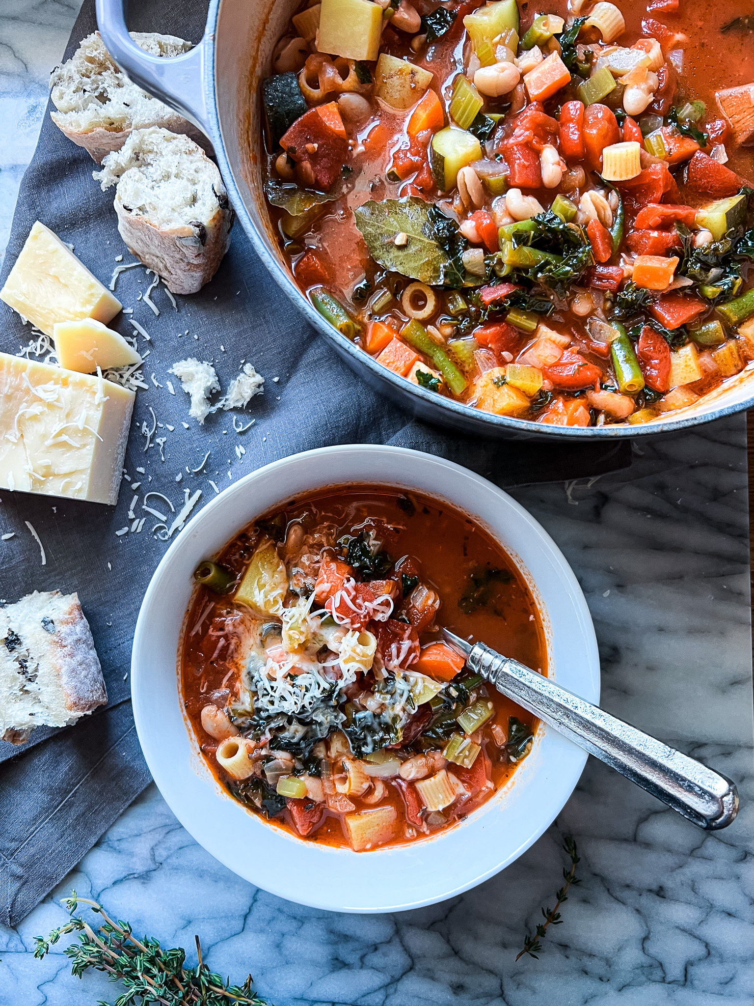 Minestrone Soup Recipe 4 - The Ivory Table